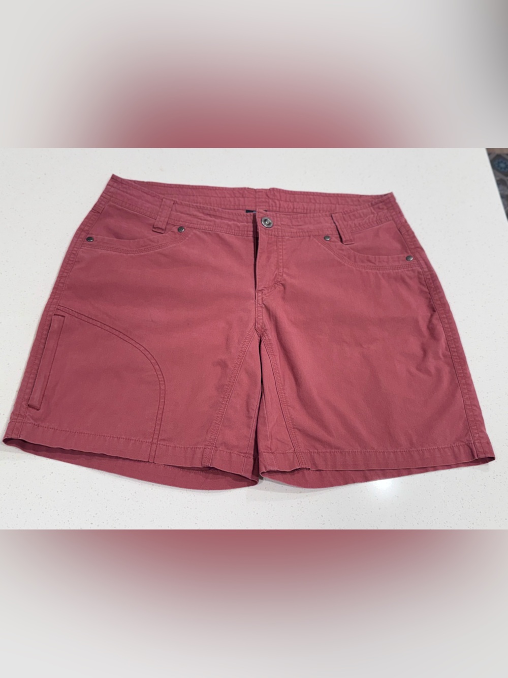 Kuhl Women's Rust Cargo Shorts - Picture 2 of 14